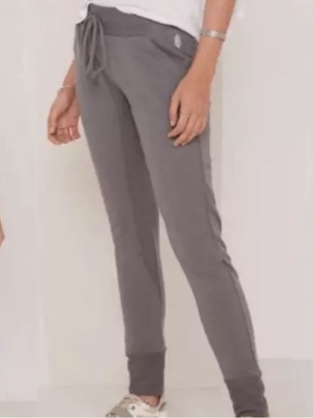 Free People FP Movement Jogger Sweatpants Gray Sunny Skinny Size L